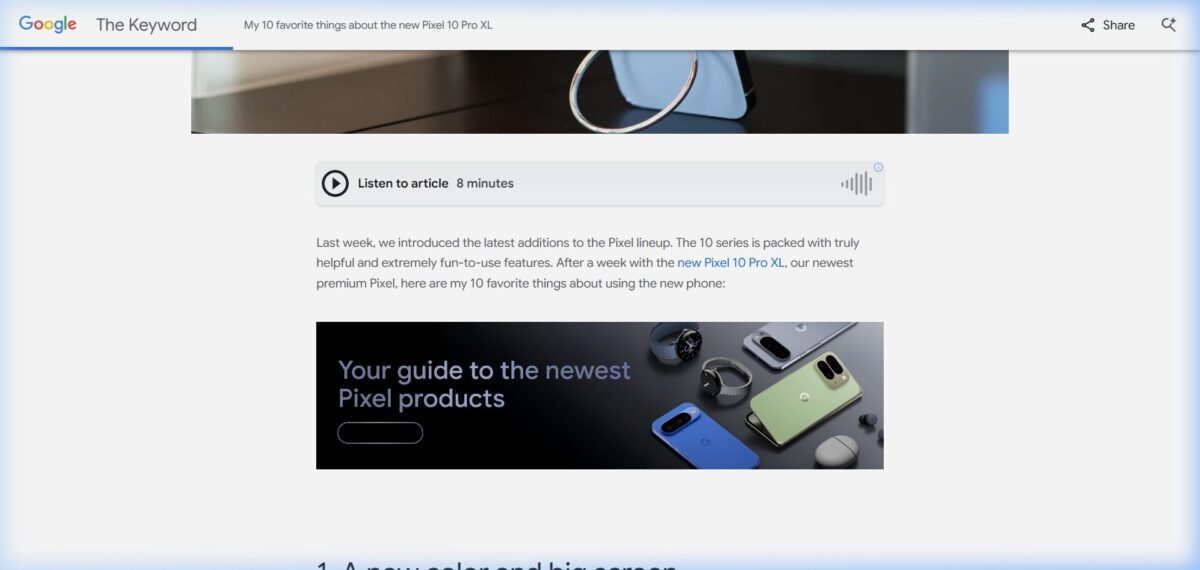 Google Pixel 10 ラインナップ